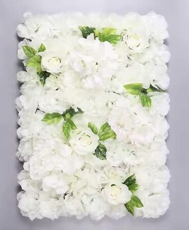 Süni güllər: Dekorativ süni gül paneli – kvadrat modul - Dizayn: sıx çiçək — 35