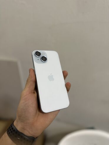 Apple iPhone: IPhone 15, 128 GB, Blue Titanium, Zəmanət, Simsiz şarj, Face ID — 5