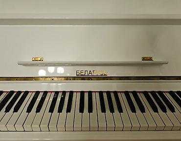 Музыкальные инструменты: Ağ rəngli “Belarus” upright pianino - Marka/model: Belarus (upright) — 4