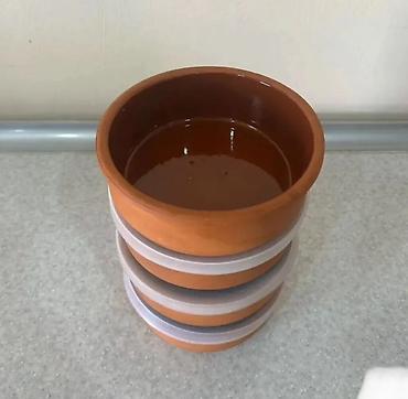 lobya: Məhsul: Gil qazan/kupça – soba və ocaq üçün mini ölçülü keramika — 8