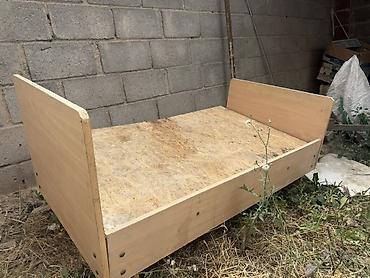bunk bed: Детская/подростковая односпальная кровать из ЛДСП и плиты OSB. - — 2