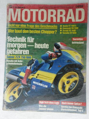 Ostalo: Casopisi motorrad o motorima 10 kom, brojevi: 14/1981,18/83 — 1