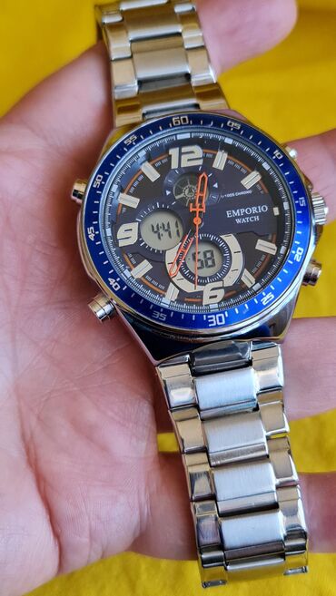 Ručni satovi: Klasični sat, Emporio Armani, Muški — 24