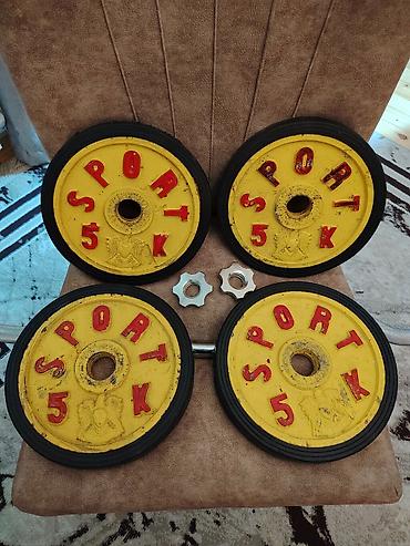 Ştanqlar və ştanq diskləri: Ştanq, Çəki: 60 kq — 7