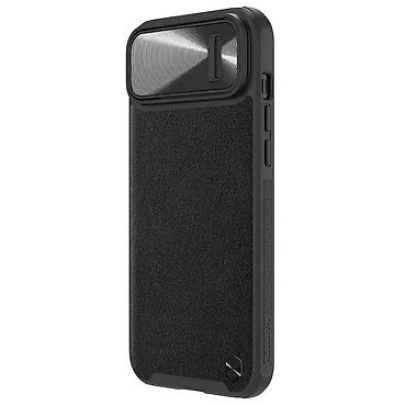Maske i futrole za telefone: Maska Nillkin CamShield Leather S za iPhone 14 6.1 crna. Uz brzu — 2