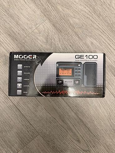 MOOER GE100 Cihaz tamamilə yenidir, heç bir zaman istifadə olunmayıb
