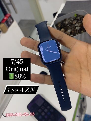 gizli nomre ile zeng etmek azercell: Смарт часы, Apple, Сенсорный экран, цвет - Голубой