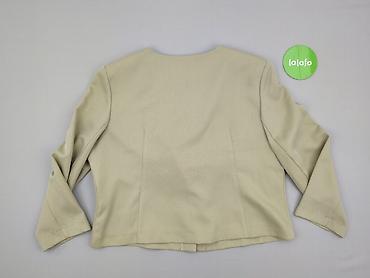 kamizelki: Ivory, Marynarka damska, rozmiar 7XL — 3