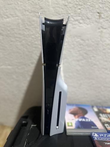 PS5 (Sony PlayStation 5): Sony ps 5 slim disc + подписка + 3 игр на дисках + два джойстика. Не — 8
