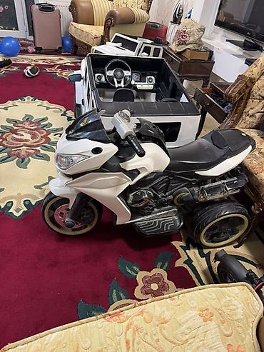 balaca maşin: Uşaq üçün elektrikli üçtəkərli motosiklet Sadece tok problemi var atıq — 2