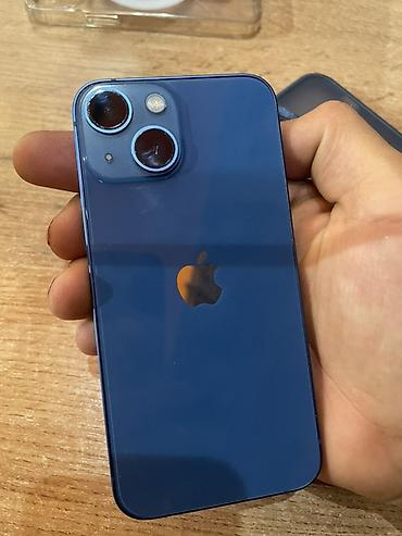mac mini 4: IPhone 13 mini, Б/у, 128 ГБ, Синий, Чехол, 86 % — 1
