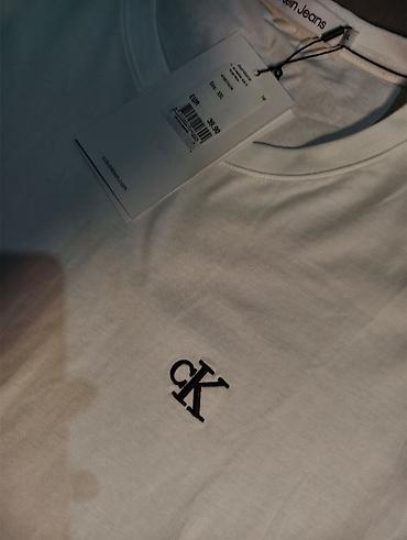 jea: Мужская футболка, XL, Calvin Klein, Новый, цвет - Белый, Бесплатная доставка — 3