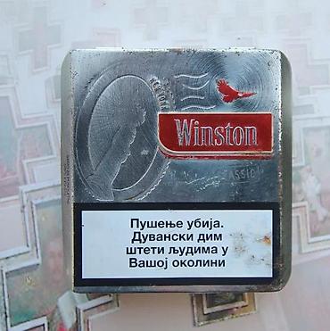 Upaljači i prateća oprema: Red panter extra rare i winston tabakera statue of liberty. Cena za — 8