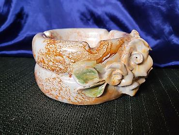 Ostali kućni dekor: Pepeljara nova,rucni rad iz 80ih.god. Nova pepeljara sve na njoj — 7