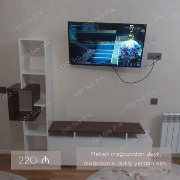 тв тумбы на заказ: Tv stend tv alti sifarisle hazırlanır. ⚜️Rəng ve olcu seçimi var
