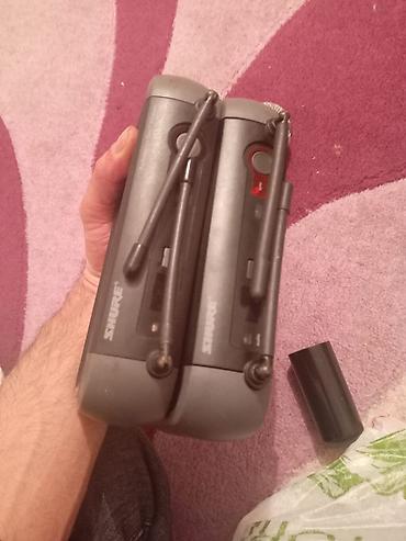 Mikrofonlar: İşlənmiş Simsiz (Bluetooth) Mikrofon Shure, Ünvandan götürmə — 6