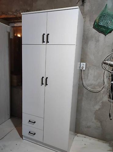 Шкафы для одежды: Шкаф для одежды, Новый, Прямой, ЛДСП — 6