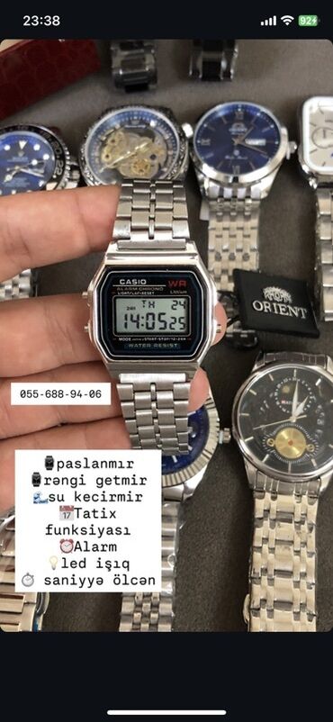 Qol saatı, Casio, rəng - Gümüşü