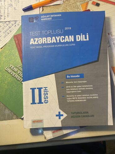 Testlər: Azərbaycan dili Testlər 11-ci sinif, DİM, 2-ci hissə, 2019 il