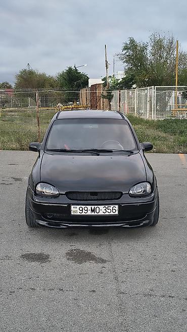 opel stra: Avtomobil: Opel Corsa B (5 qapı, hetçbek) Rəng: Qara, tam qara üslub — 2