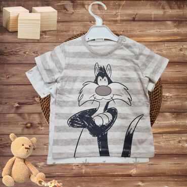 skijaske pantalone za decu: Round neck, Short sleeve, 74-80