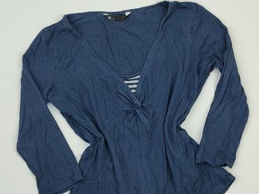 niebieska bluzki koszulowe: Bluzka Damska, M, stan - Dobry