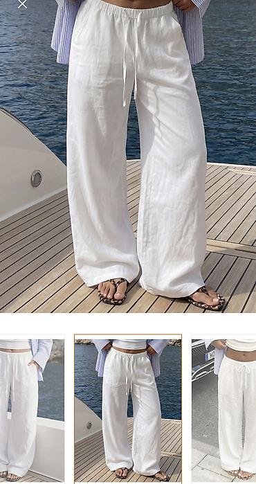 parça şalvar: Şalvar, M, L, XL, rəng - Ağ — 2