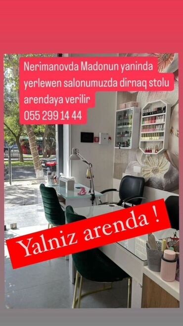 Tibbi arakəsmələr: Manikür üçün masa