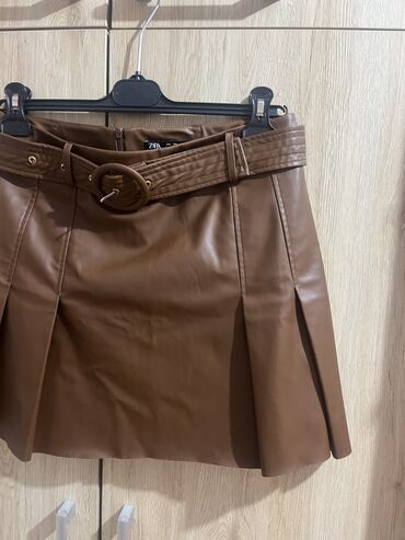 crvena haljina zara: L (EU 40), Mini, color - Brown