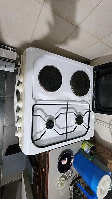 Ашкана плиталары жана мештер: Комбинированная кухонная плита 50×60 см. - Варочная поверхность: 2 — 3