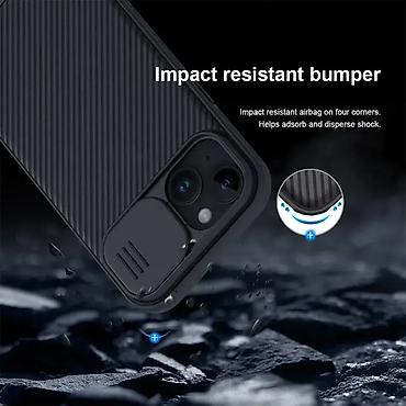 Maske i futrole za telefone: Maska Nillkin CamShield Pro za iPhone 15 6.1 zelena. Uz brzu dostavu i — 10