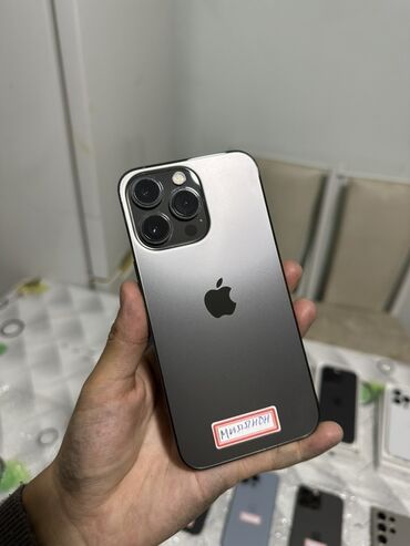 танк 3 телефон цена: IPhone 13 Pro, Жаңы, 256 ГБ, Black Titanium, 78 %