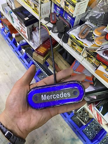 Светодиодная эмблема-табличка «Mercedes» с подсветкой - Тип
