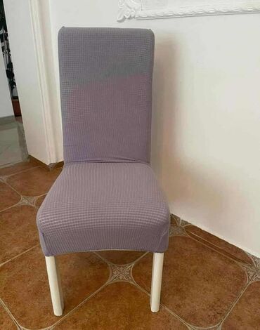 Prekrivači za nameštaj: ✨ Navlake za stolice sa visokim naslonom – BEZ KARNERA ✨ U pakovanju — 4