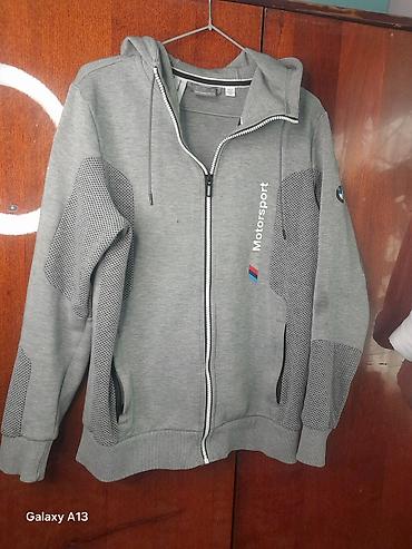 tech flecee: Мужская толстовка, S, Puma, Б/у, цвет - Серый — 2
