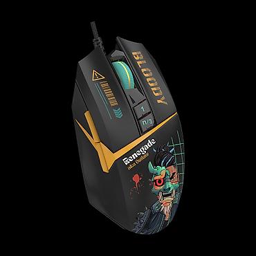 компьютерные мыши armaggeddon: Игровая мышь A4Tech Bloody Savage Impact W63 Max Renegade Midnight — 1