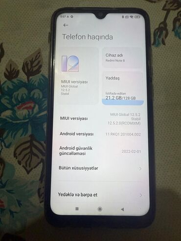 Xiaomi: Xiaomi Redmi 12, 128 GB, rəng - Qara, 
 Barmaq izi, İki sim kartlı