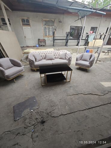 мебель со склада: Модульный диван, цвет - Бежевый, Новый