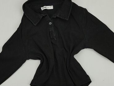 czarne bluzki dekolt w łódkę: Блуза жіноча, FBsister, S, стан - Хороший