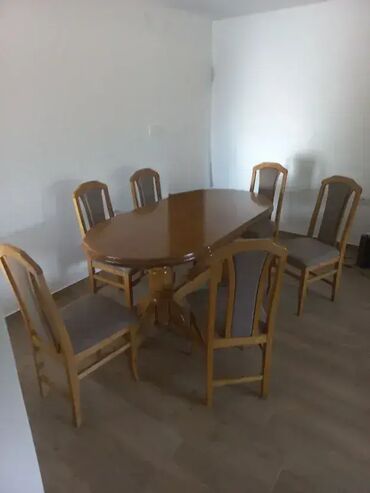 Desks and tables: Trpezarijski sto „Baluster“ 🪑 Model: „Baluster“ 🪵 Noge od punog drveta