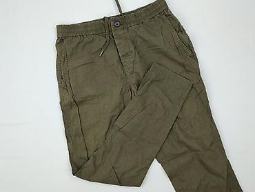 carters 104: Męskie spodnie lniane z troczkiem – denim co. - Rozmiar: M - Kolor — 1