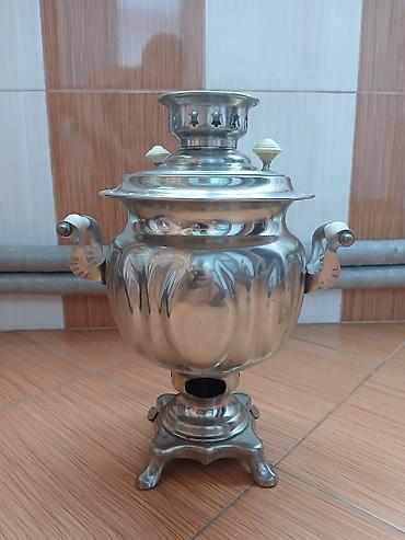 samovar almaq: SSSR vaxtından qalan elektrik samovarı olub, sonradan latun boru — 2