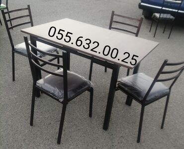 Masa və oturacaq dəstləri: Mətbəx üçün, Yeni, Açılmayan, Kvadrat masa, 4 stul -da lalafo.az — 17 Masa və oturacaq dəstləri: Mətbəx üçün, Yeni, Açılmayan, Kvadrat masa, 4 stul — 17