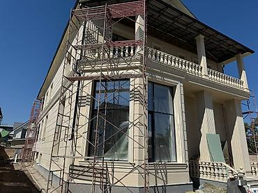 Фасадные плиты Сары-Таш (Травертин): Гранит, Сарыташ, Мрамор Уйунуздун сырткы (фасатын) эмне менен — 17