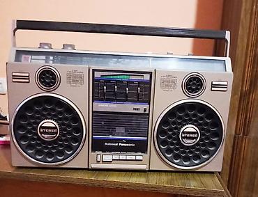 radiolar: National Panasonic portativ stereo maqnitofon/radio – klassik boombox — 3