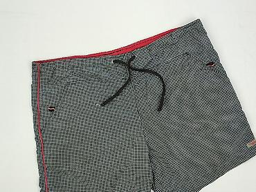pull and bear bomberka: Męskie spodenki kąpielowe w klasycznym czarno-białym wzorze drobnej — 1