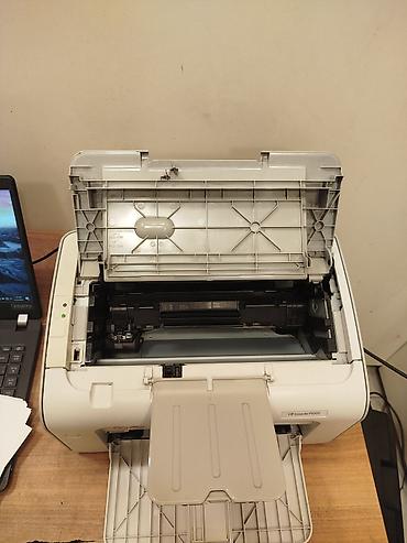 pri̇nter: Hp p1005 ağ qara lazer tək çap ideal vəziyyətdə dolu orginal katric — 3