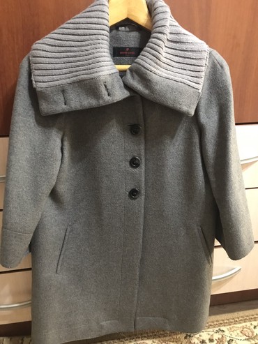 Пальто M (EU 38), цвет - Серый, Pierre Cardin