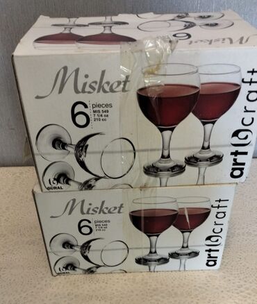 saxlama qablar: Rümkalar, Şüşə, 12 ədədli dəst