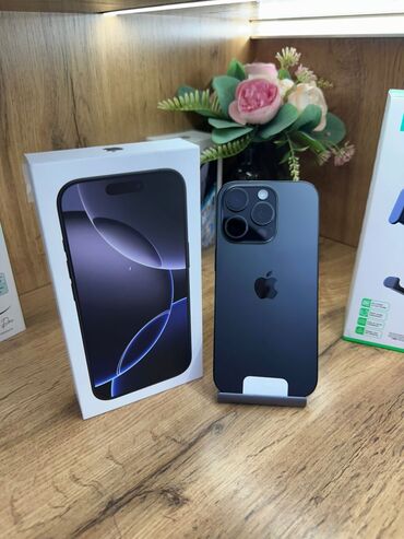 телефоны в караколе цены: IPhone 16 Pro, Колдонулган, 256 ГБ, 98 %